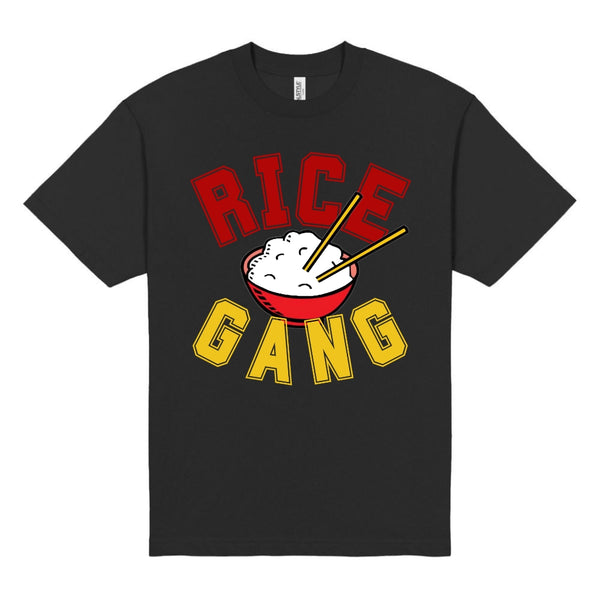 Rice Gang Logo T-Shirt (Black)