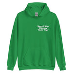 Sorry I Was Watching Battle Rap Hoodie (Green/White)