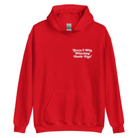 Sorry I Was Watching Battle Rap Hoodie (Red/White)