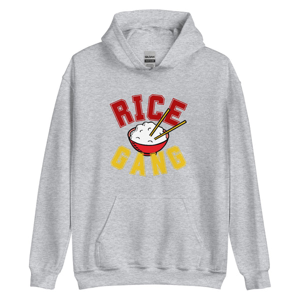 Rice Gang Logo Hoodie (Grey)